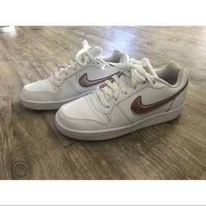 Rose Gold Nike Sneakers